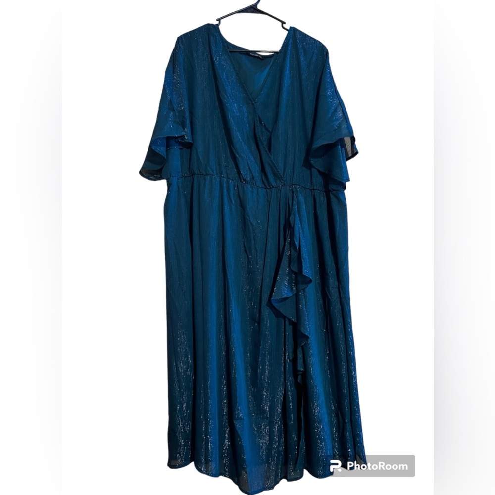 Bloomchic faux wrap dress 22/24 EUC